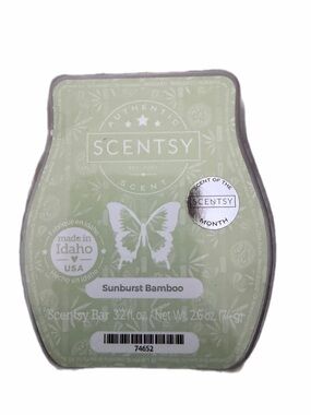 Scentsy Sunburst Bamboo Wax Bar - Light Green